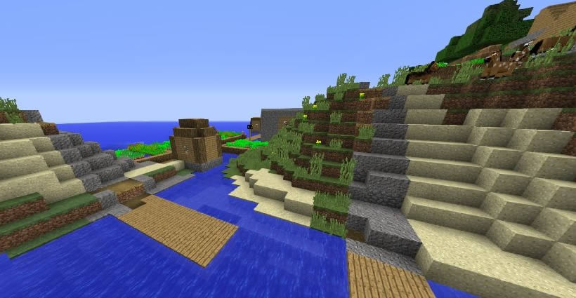 Beautiful Island Village Seed Screenshot