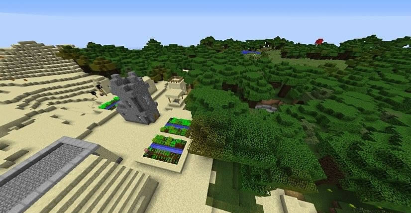 Interesting Villages Seed for Minecraft 1.12.2