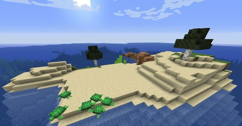 Island With A Ship And Monument Seed Screenshot