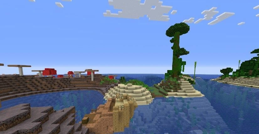Jungle and Mushroom Islands Seed Screenshot 2