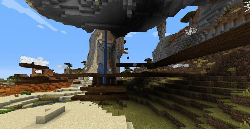 Village At The Exposed Mineshaft Seed Screenshot 3