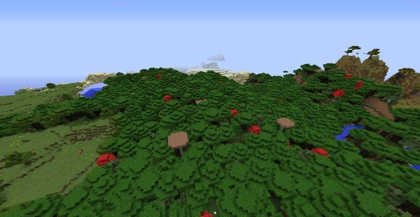 Village With Toolsmith House Near Mushroom Forest Seed Screenshot