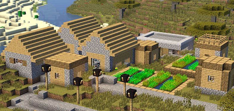 Villages and Portal to Edge Seed for Minecraft 1.9.4/1.8.9/1.7.10