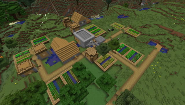 Zombie Village Seed for Minecraft 1.13.2