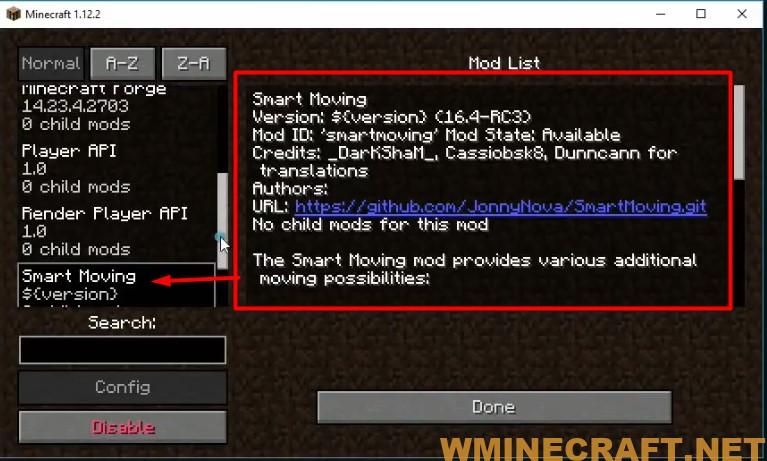 Minecraft Mods 1.8 : Smart Moving , Player API - ITA 