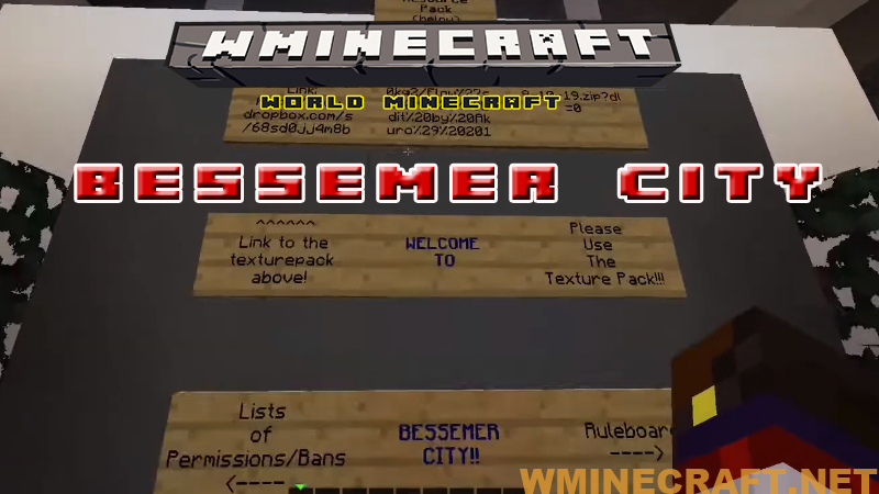 Bessemer City Map 1 16 4 1 16 3 Maps For Minecraft Wminecraft Net