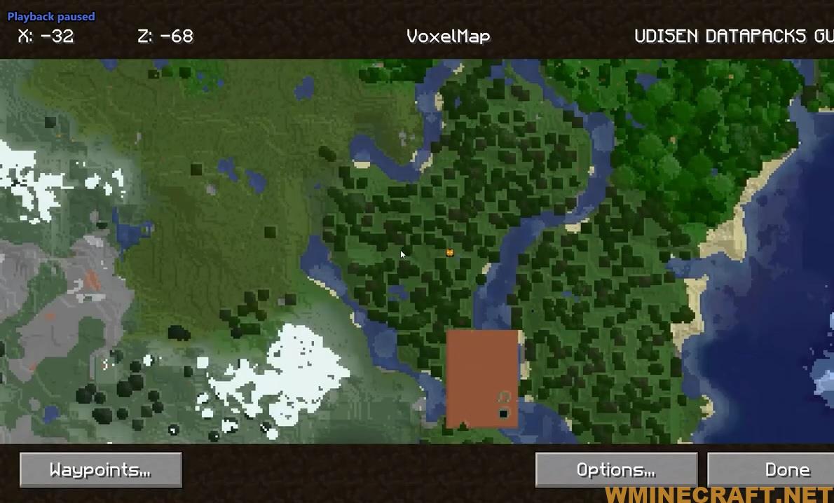 minecraft voxel map clearing map data