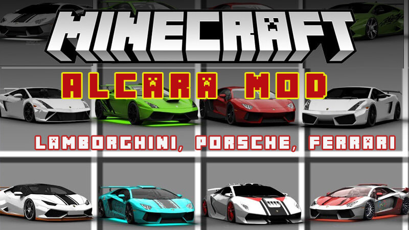 Alcara Mod 1 16 3 1 15 2 1 12 2 1 7 10 Drive Lamborghini Porsche In Minecraft World Minecraft