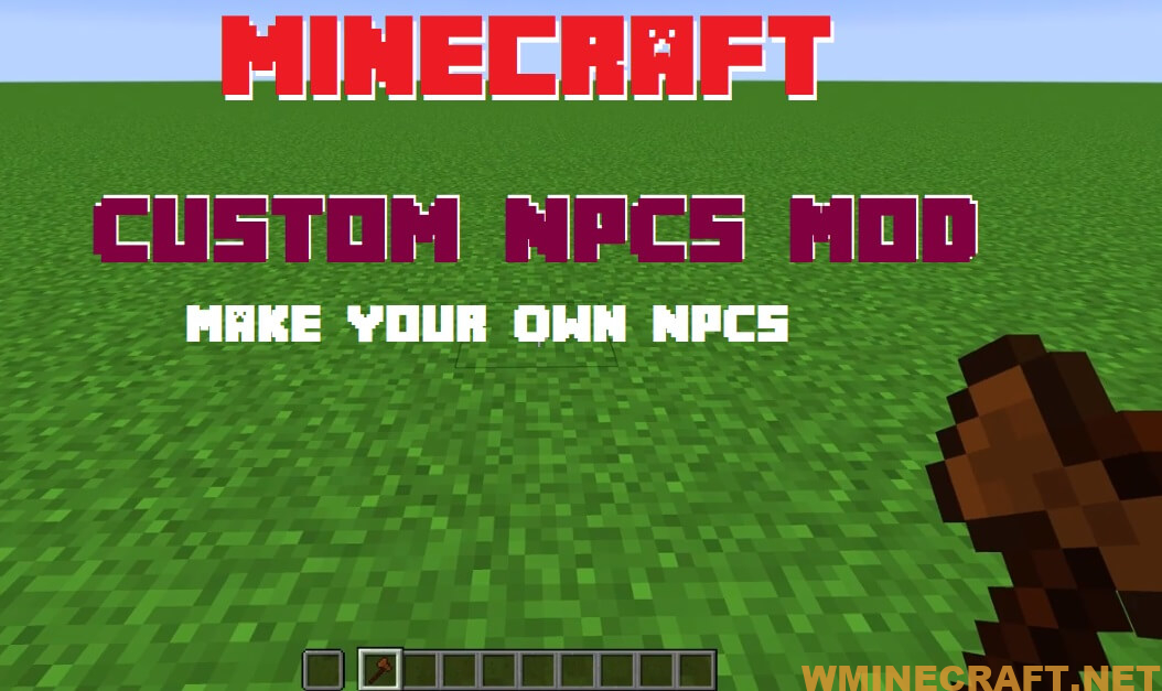 Custom Npcs Mod 1 16 3 1 15 2 1 12 2 1 7 10 For Minecraft World Minecraft