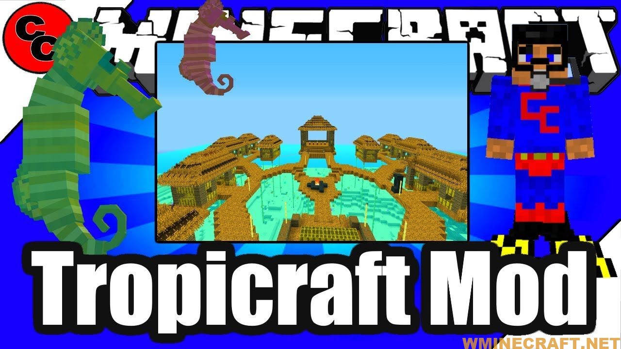 Tropicraft Mod 1 12 2 1 10 2 1 7 10 Tropical Paradise Mod For Minecraft Game World Minecraft