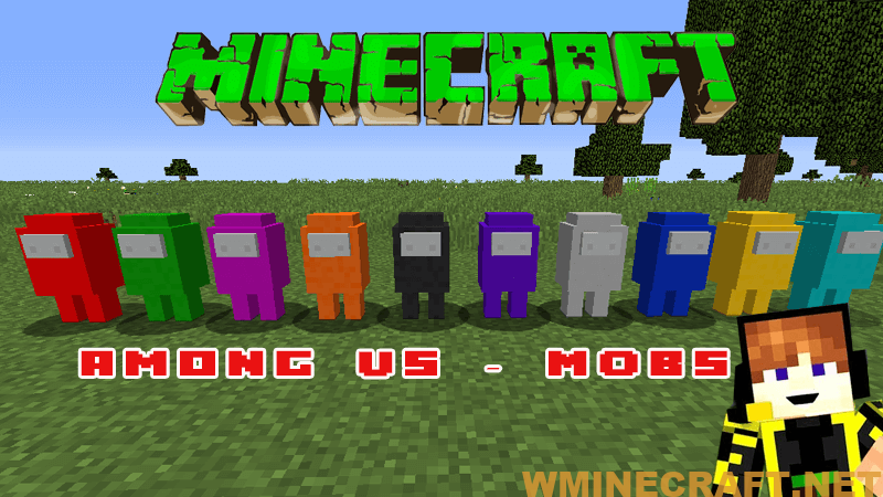 Among Us Mobs Mod For Minecraft 1 12 2 Color Body Diamond Sword World Minecraft