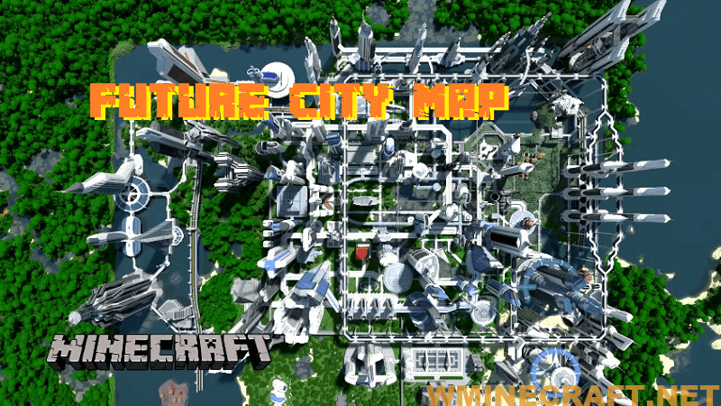 futuristic city minecraft map download