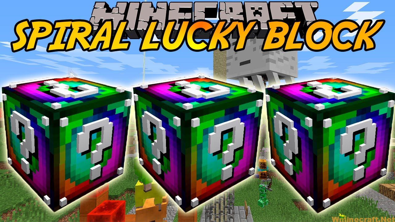 Download Lucky Block Mod for Minecraft 1.16.5,1.15.2 and 1.12.2