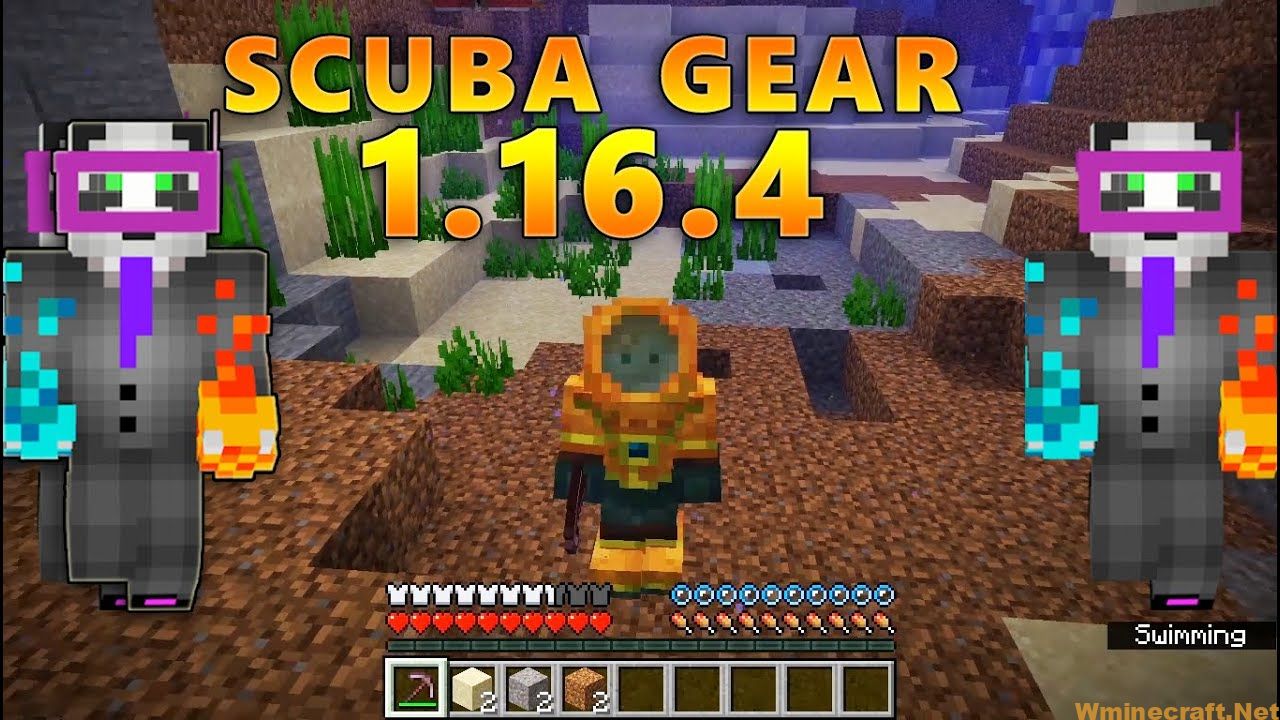 Can You Scuba Dive In Minecraft