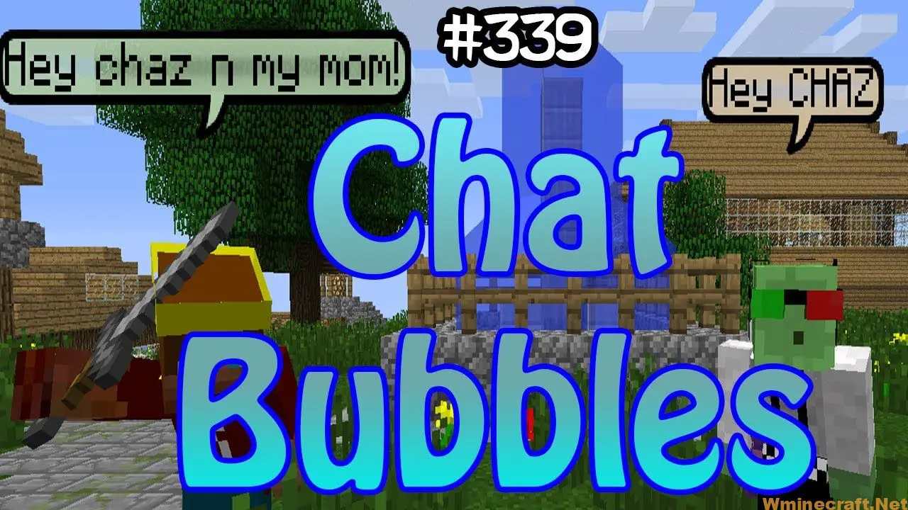 Minecraft 1.7.2 Mod - The Chat Bubbles Mod - Making conversations easy! 