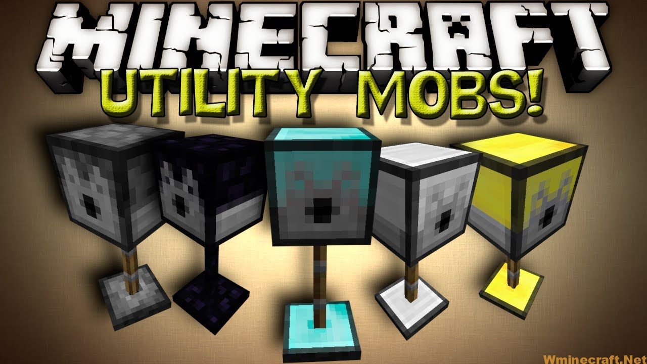Utility Mobs Mod 1 12 2 And 1 7 10 World Minecraft