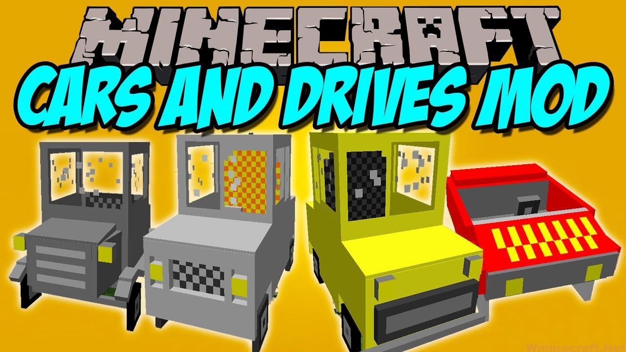 Download Cars and Drives Mod 1.8,1.7.10 - New vehicles into Minecraft ...