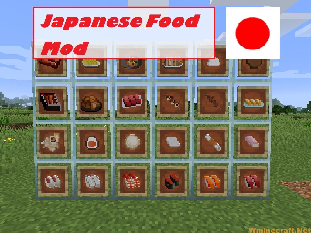 Japanese Food Mod 1 16 5 1 15 2 Food Mods Minecraft World Minecraft
