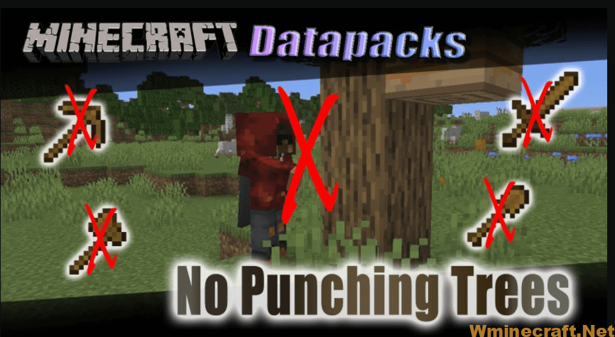 No Tree Punching Mod 1 16 5 1 15 2 Minecraft Download Wminecraft Net
