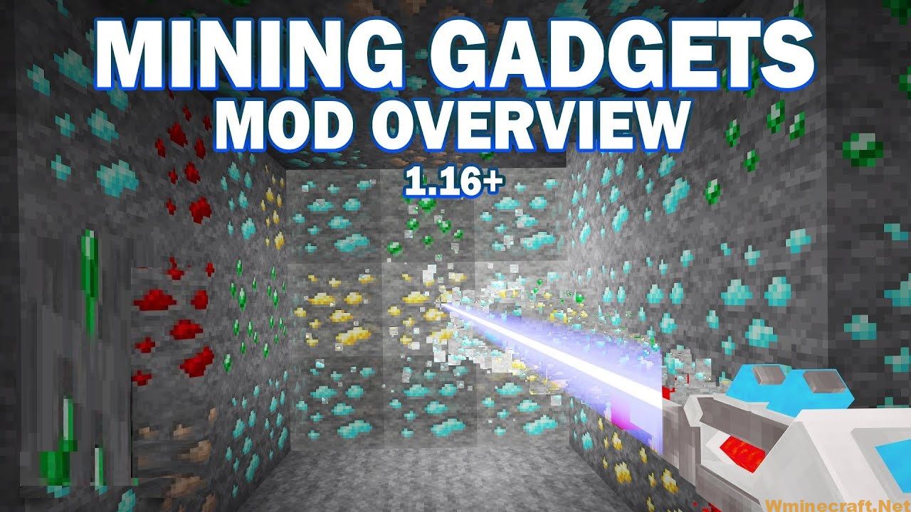 Download Mining Gadgets Mod 1 16 5 1 15 2 Lasers Gun Minecraft World Minecraft