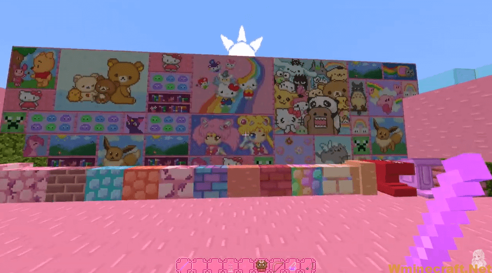 Serendipity Gaming on X: I literally love the Kawaii world Minecraft  texture pack so much 💕 it's so cuuuuute!!! #minecraft #cuteminecraft  #minecraftresourcepack  / X