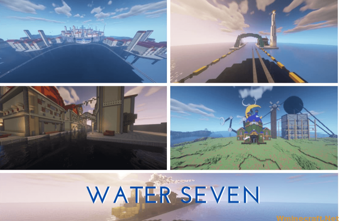 The world of One Piece Map 1.15.2 - Wminecraft.net