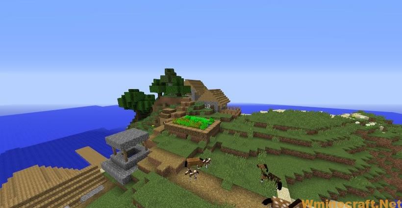 Beautiful Island Village Seed For Minecraft 1 12 2 Views 409 Wminecraft Net