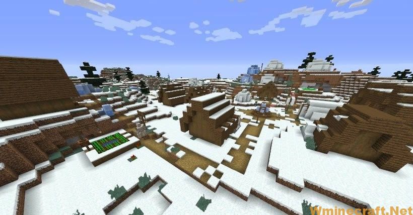 Two Winter Villages Seed 1 15 1 1 14 4 Views 91 Wminecraft Net