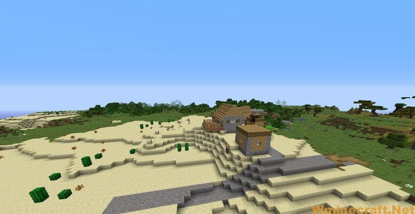 Village With Toolsmith House Near Mushroom Forest Seed For Minecraft 1 12 2 Views 243 Wminecraft Net