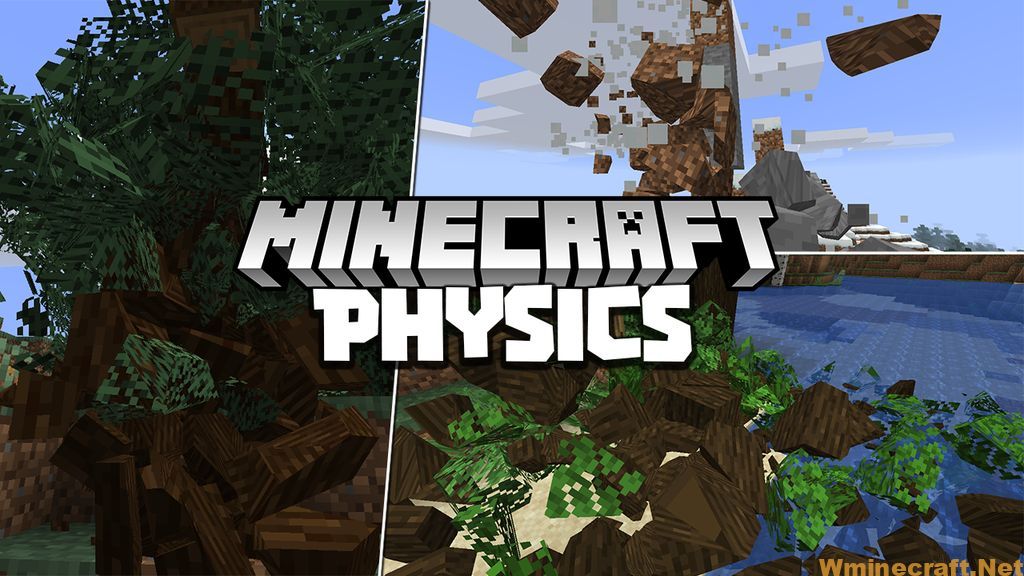 Physics Mod Version 1 18 1 17 1 1 16 5 Implementing Real World Physics Into Minecraft Wminecraft Net