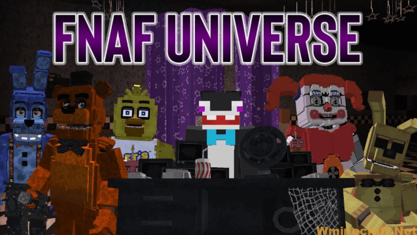 FNaF Universe Resuited Mod (1.12.2) - The Nightmare House