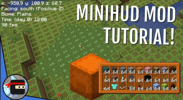 MiniHUD Mod (1.20.2, 1.19.4) - Mini F3 HUD 