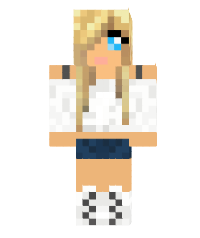 Sexy Blondie Girl Skin for Minecraft - Wminecraft.net