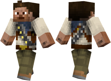 Nathan Nate Drake - Uncharted: Drake's Fortune Minecraft Skin