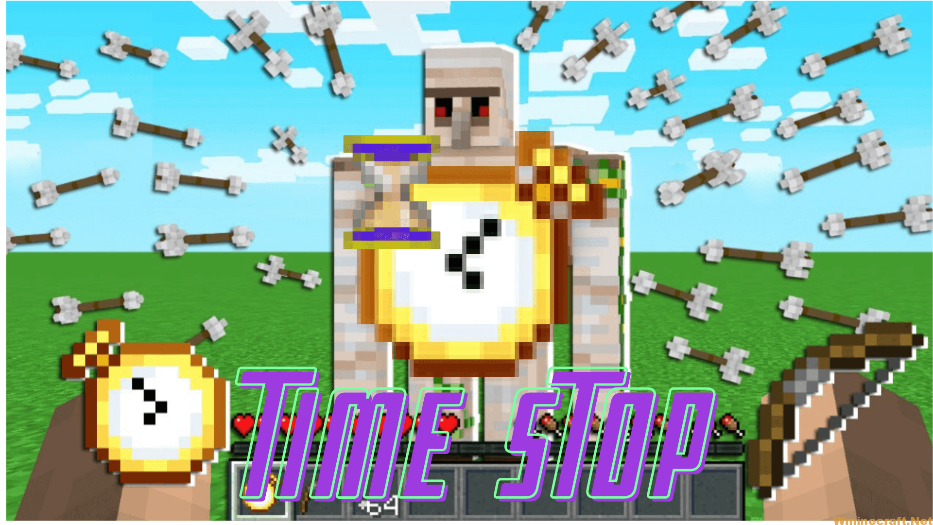 The Time Stop Mod (1.20.4 - 1.19.4 - 1.18.2 - 1.17.1) Minecraft